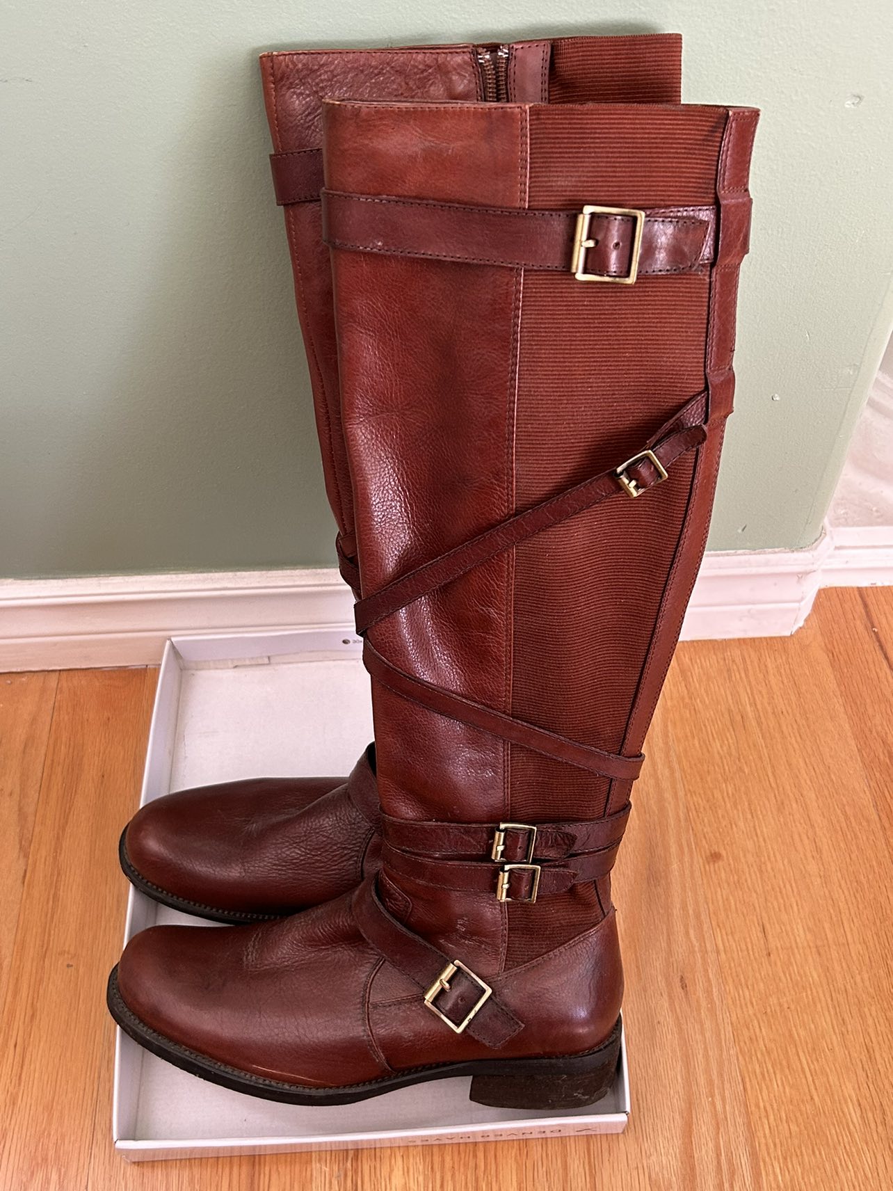 Miz Mooz Leather Boots women’s size 7.5 image indicator(2)