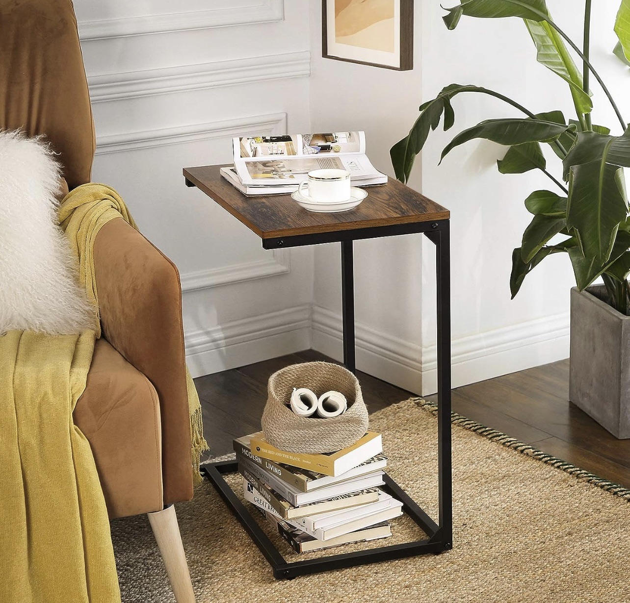 VASAGLE C Shaped End Table - 2 Available - photo 2