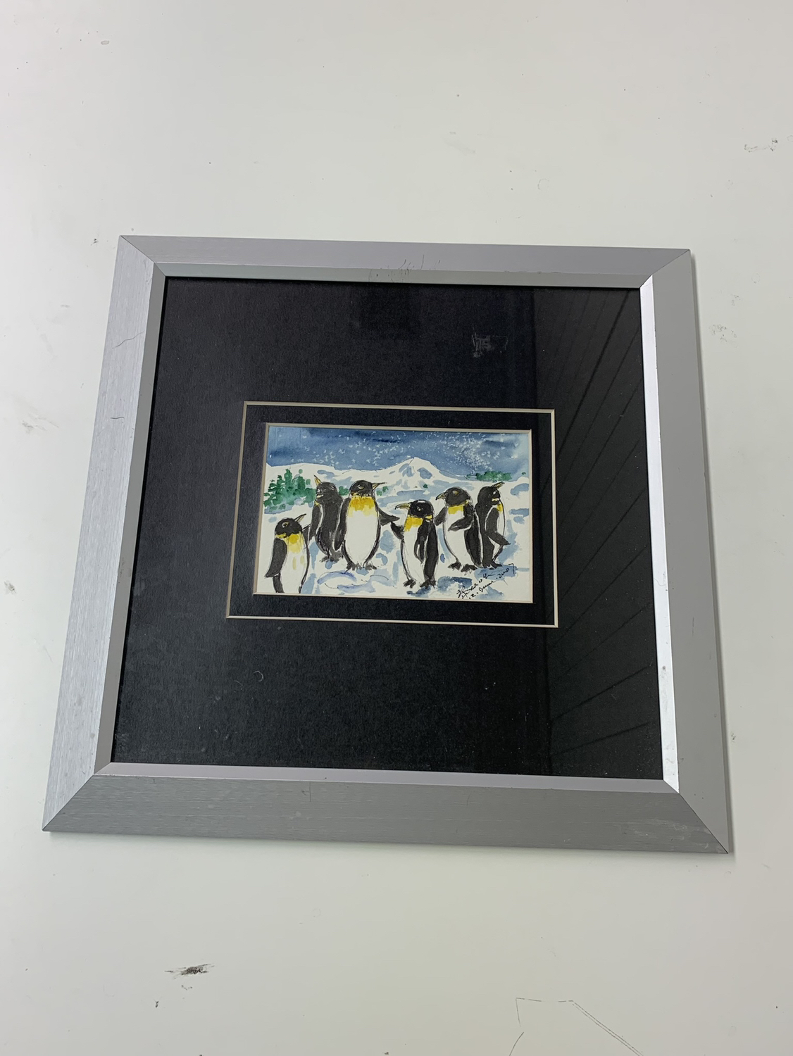 Penguin Watercolor Art thumbnail