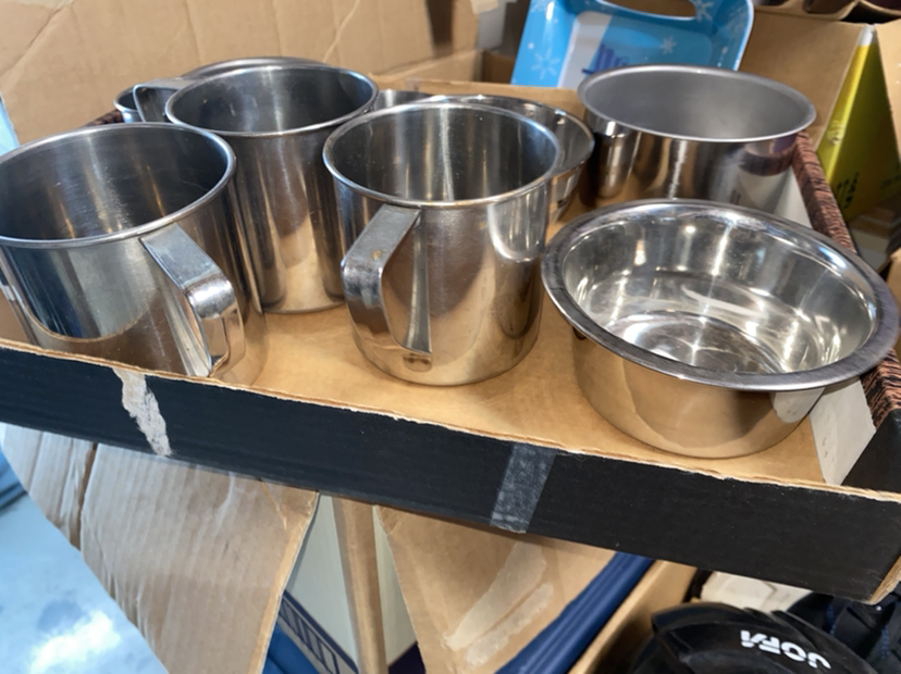 Stainless steel mugs. See description   new image indicator(6)
