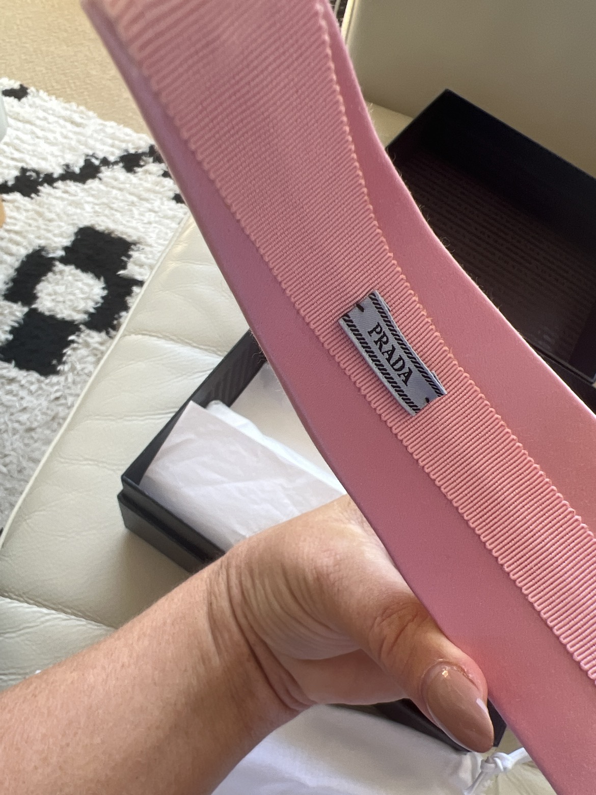 Prada satin headband - photo 5