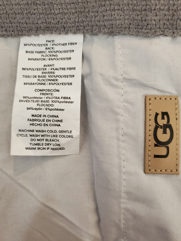 UGG Tessa Grommet Blackout Curtains (2 panels, Gray, WxH=50x63") - photo 2