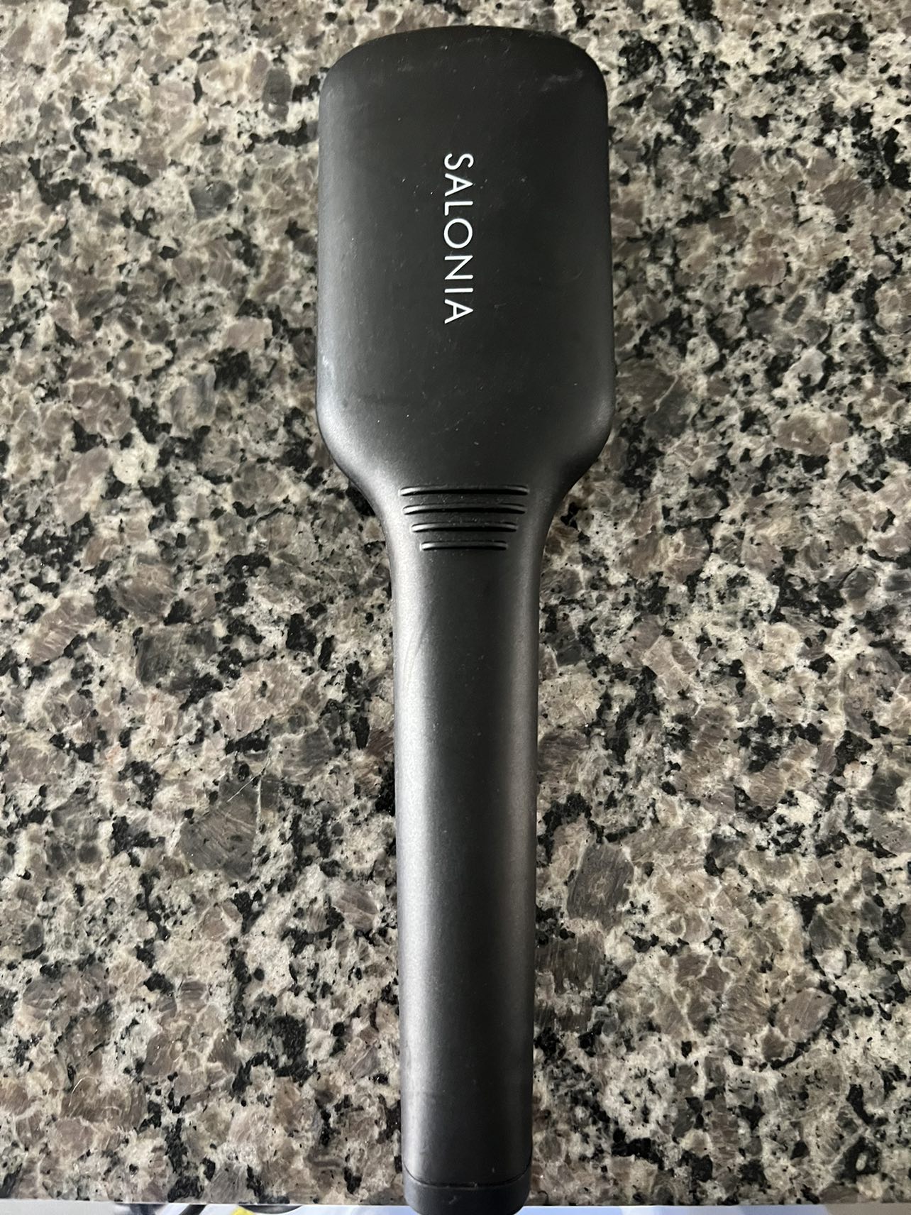 Salonia Straight Heat Brush Black Overseas Compati - photo 3