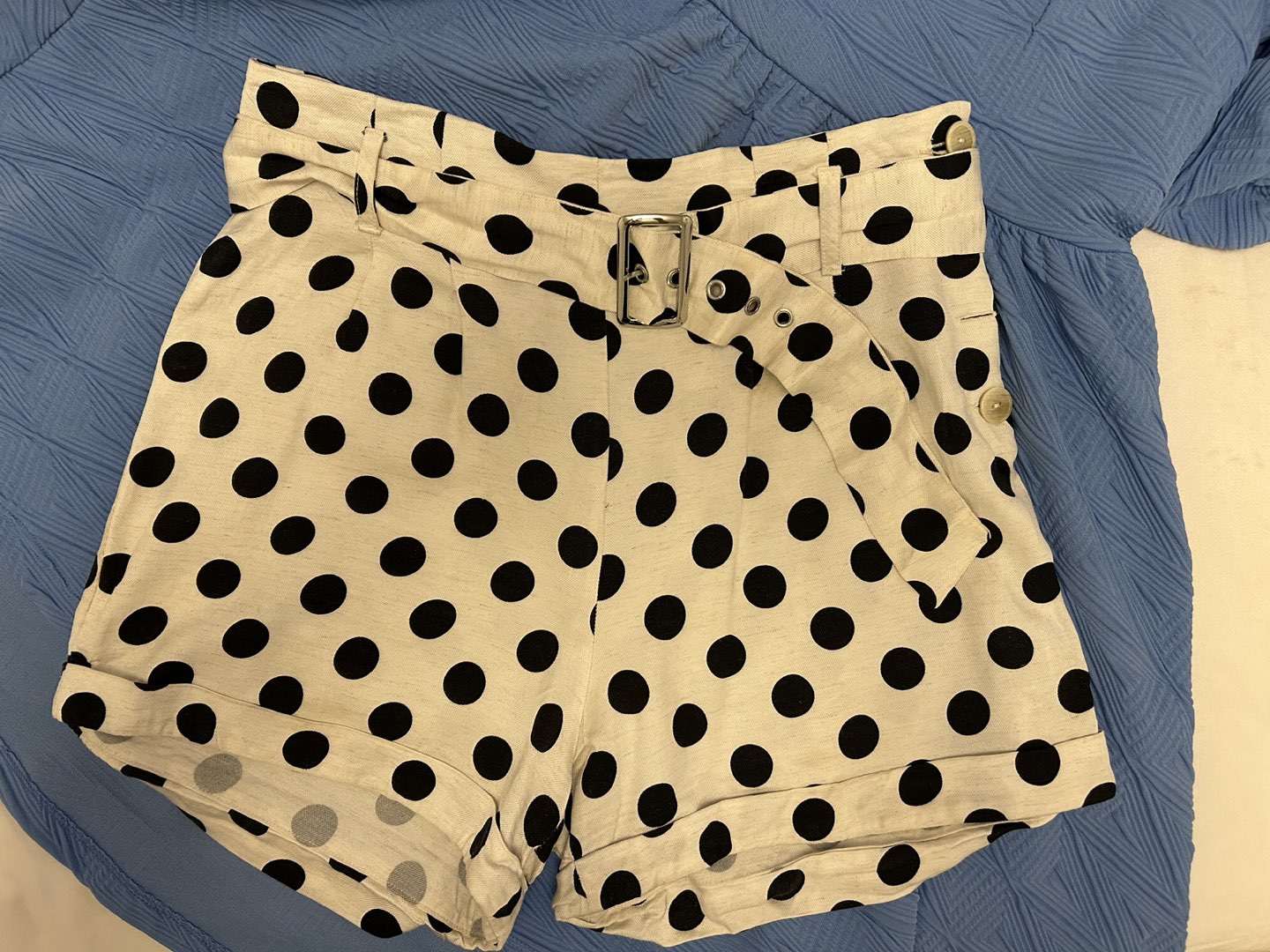 Zara Polka Dot Shorts thumbnail