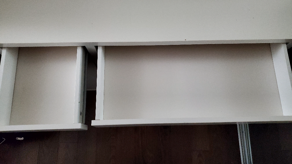 [Used] IKEA Micke White Desk with Drawers - photo 5