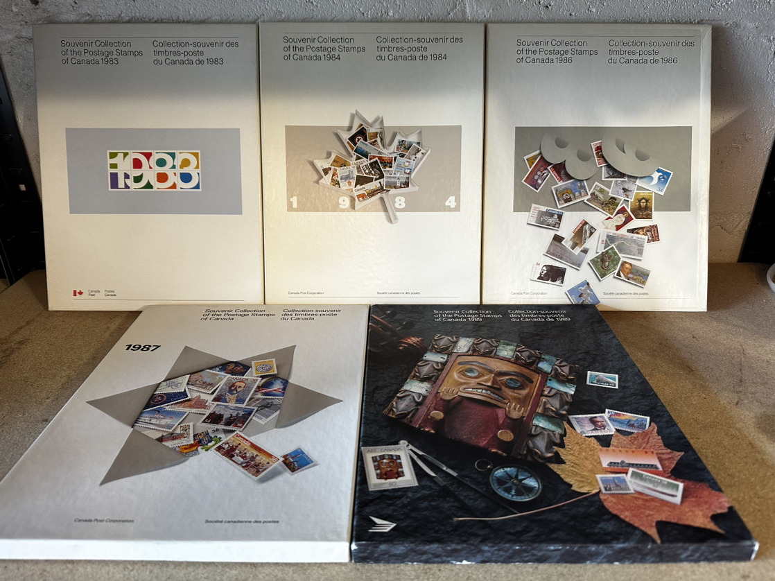 5 Assorted Canada Post Collectible Stamp Books (no stamps) thumbnail