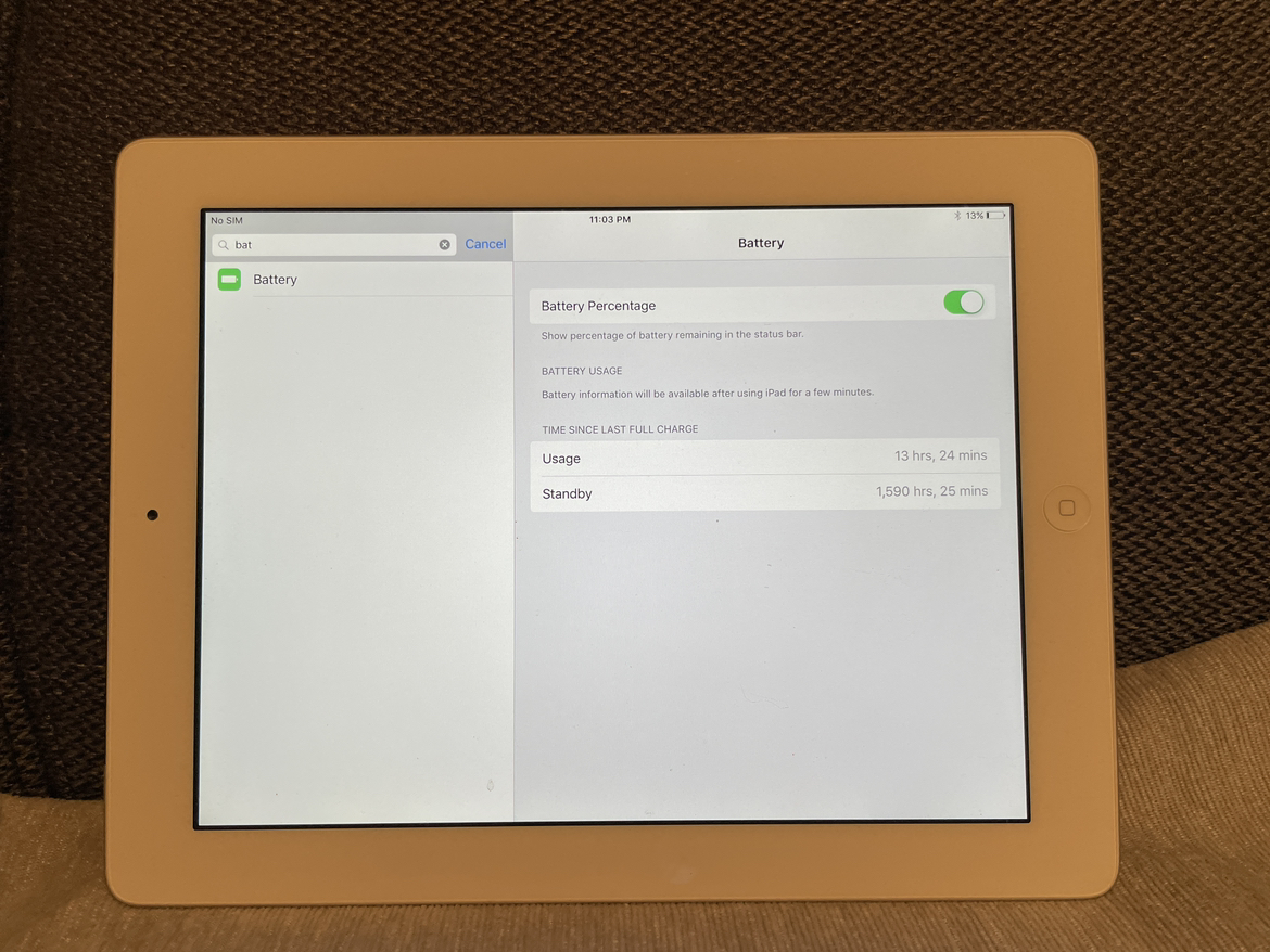 IPAD (cellular + wifi), 16GB, no scratch, great battery - photo 3