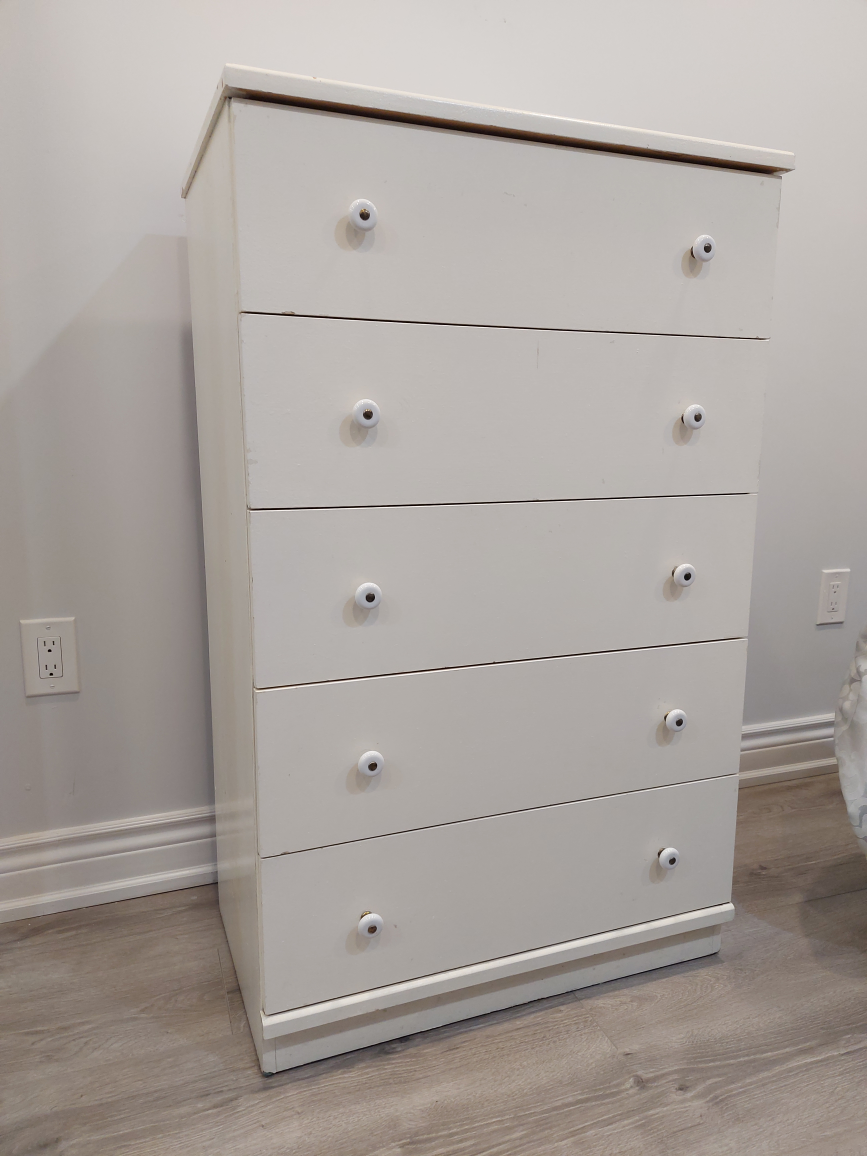 Contemporary 5-Drawer Chest - White Drawer set image indicator(2)