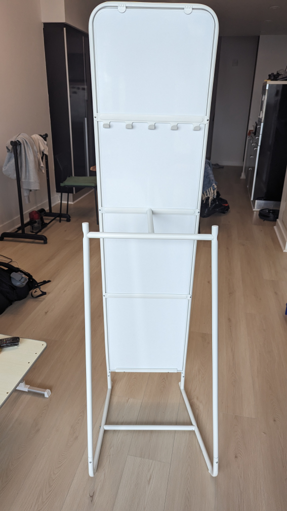 Ikea Standing Mirror with Hooks - photo 2
