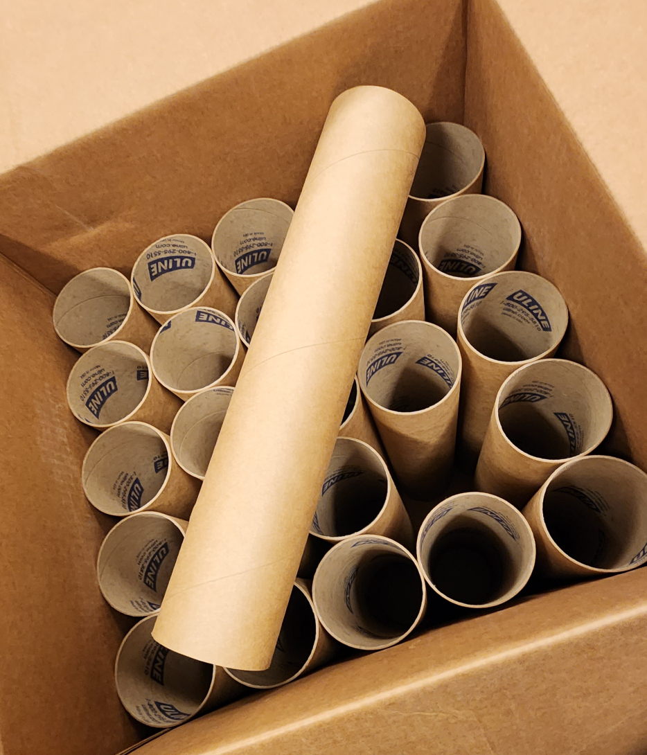 Mailing Tubes with Caps