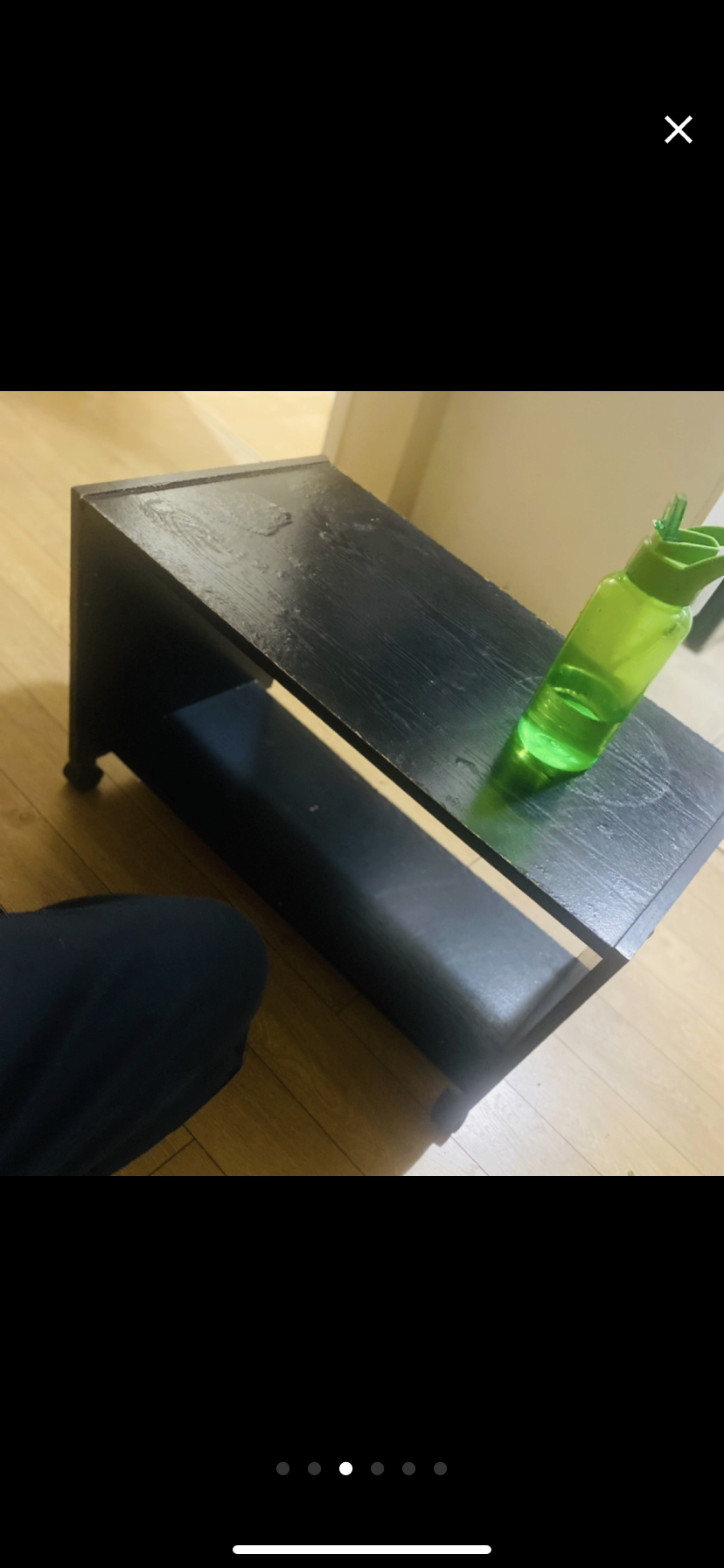 coffee wheels table with storage