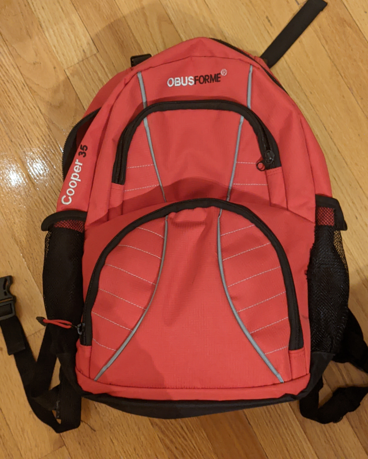 Red Obusforme backpack/ bag thumbnail