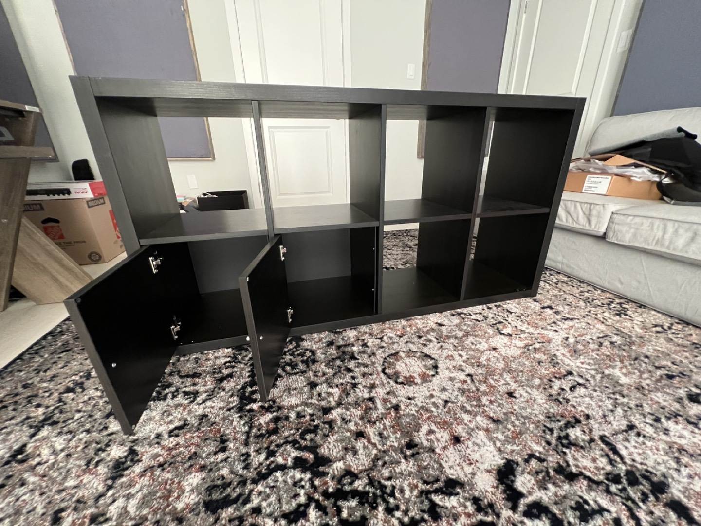 Ikea Kallax shelf unit with cabinet doors - photo 4