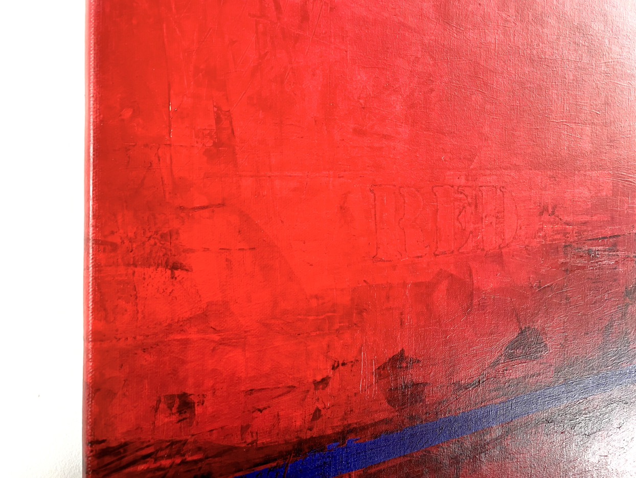 Canvas Painting with Built -In Wooden Frame - photo 2