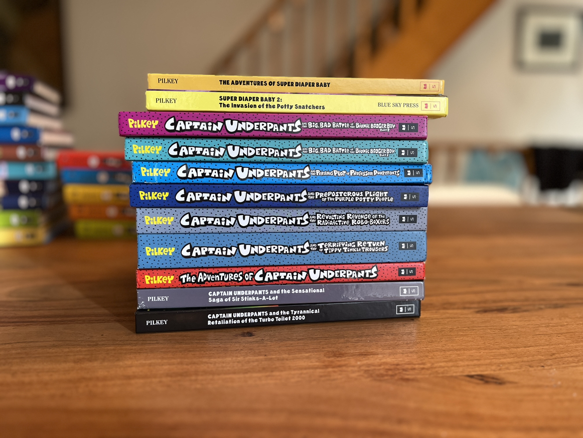 Captain Underpants books thumbnail