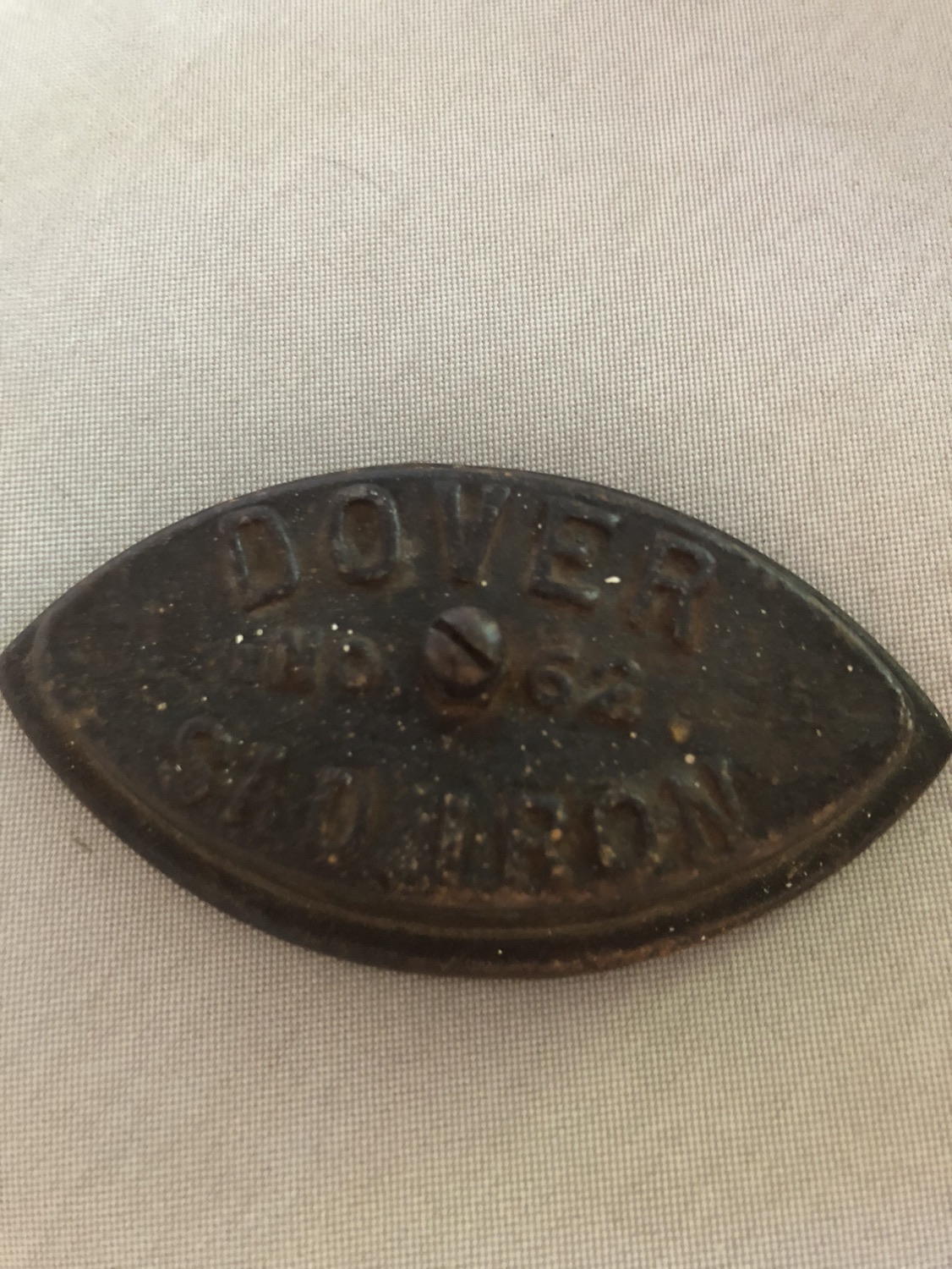 Vintage Dover #62 Sad Iron image indicator(5)