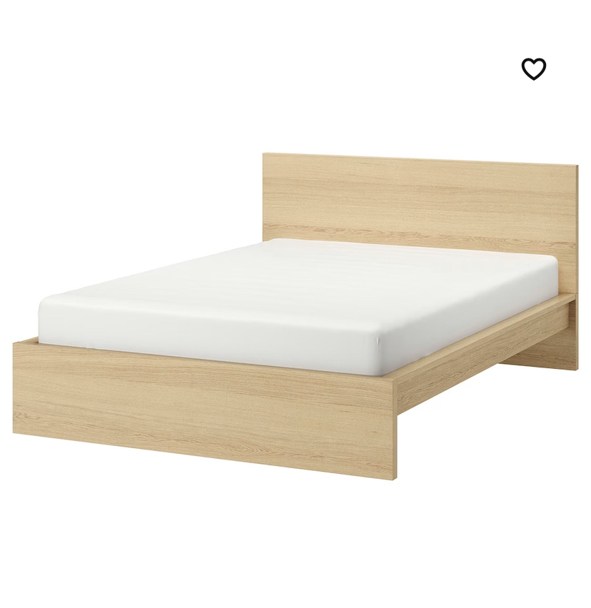 IKEA Malm Queen Size Bed Frame (Chestnut Brown) - photo 2
