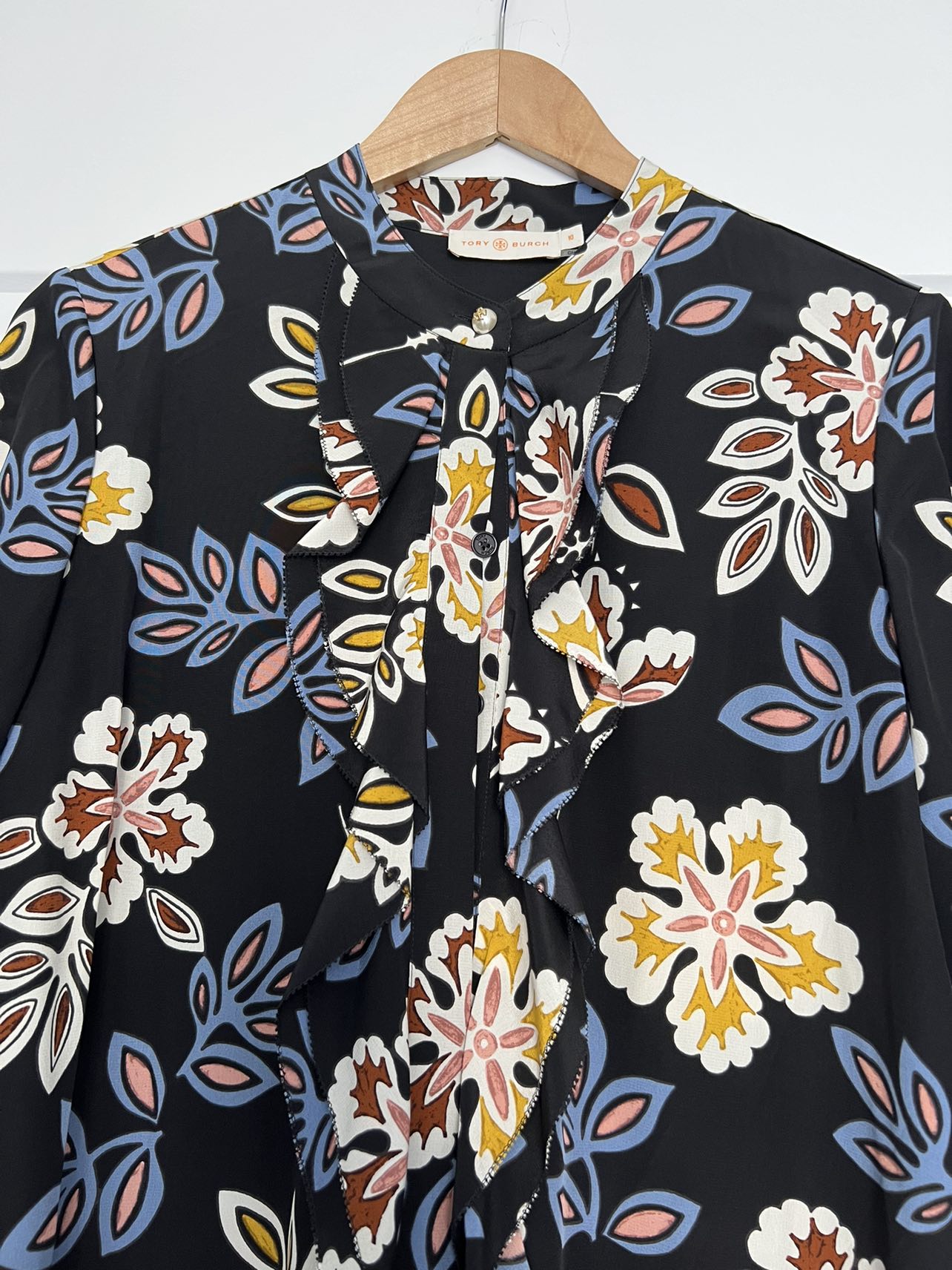NEW Tory Burch Silk One Piece Dress Flower Pattern - photo 2
