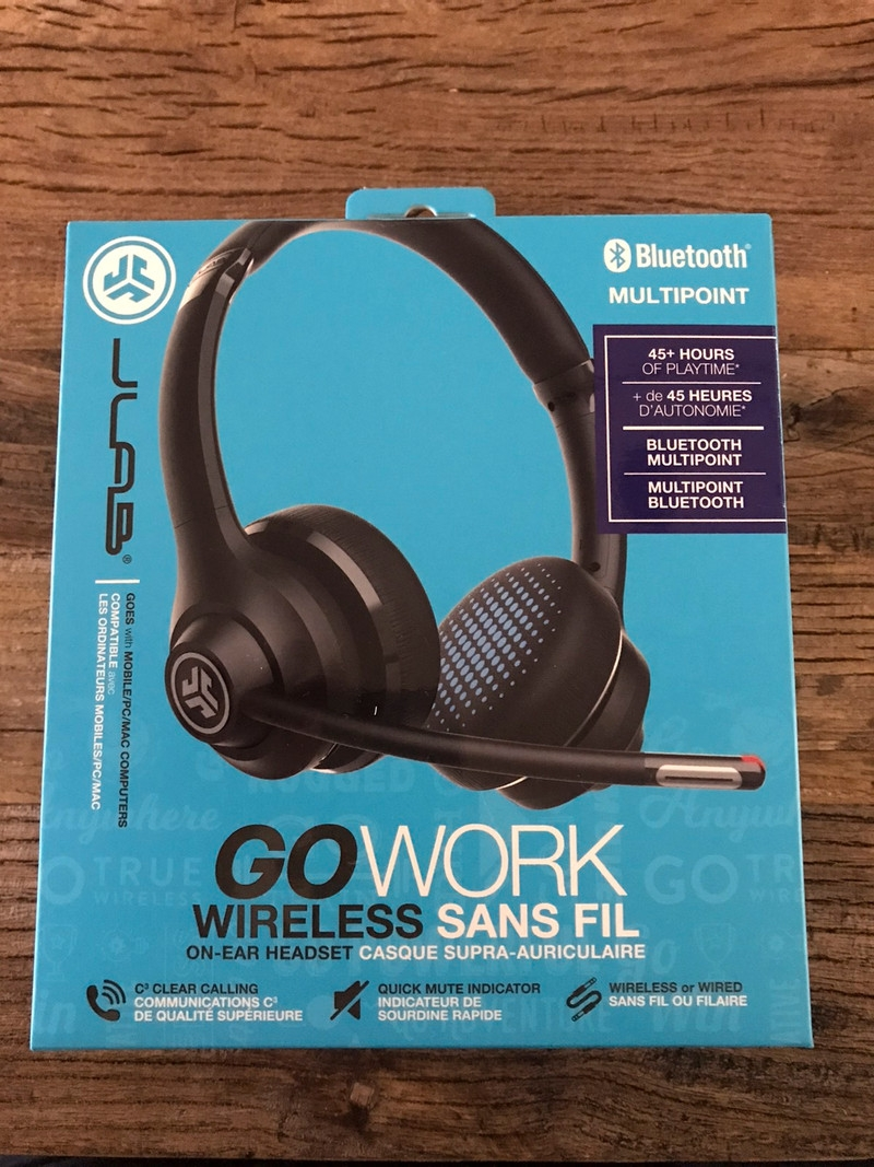 JLab wireless headset (or wired) thumbnail