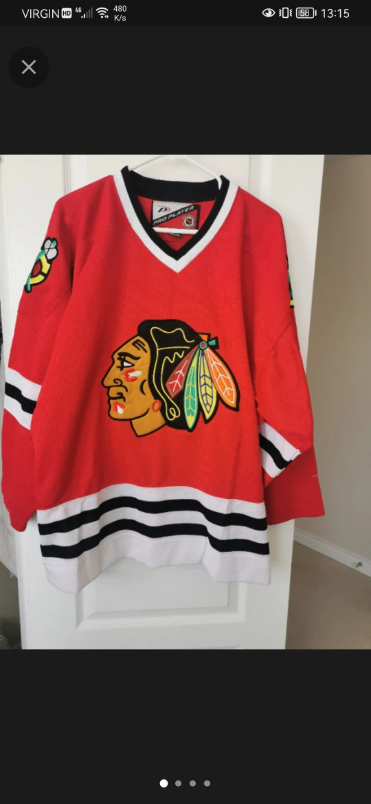 Chicargo Blackhwaks Jersey Size L Red - photo 2