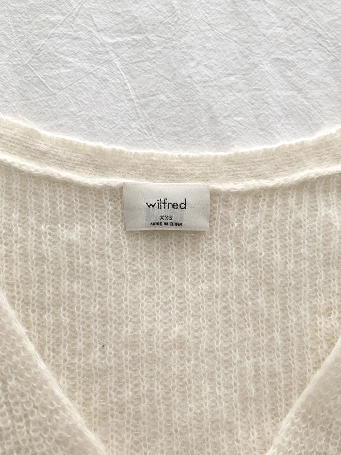 Aritzia mohair and alpaca blend cardigan - photo 2
