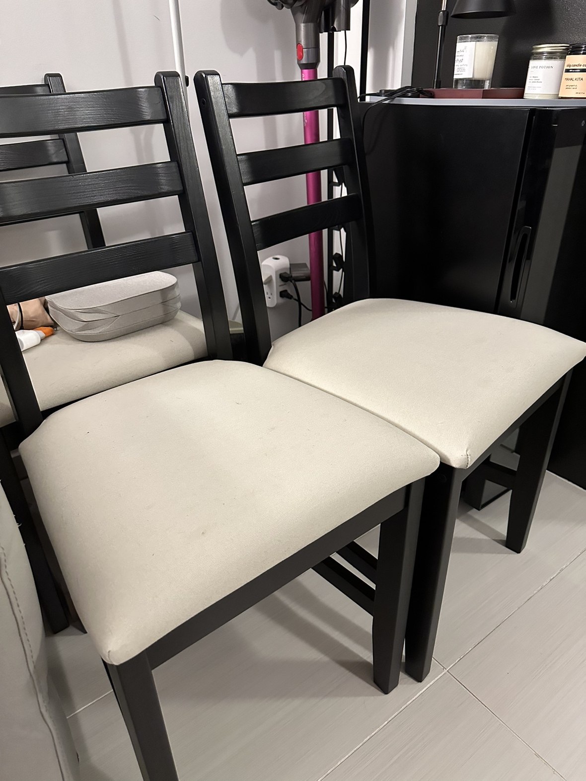 3 chairs