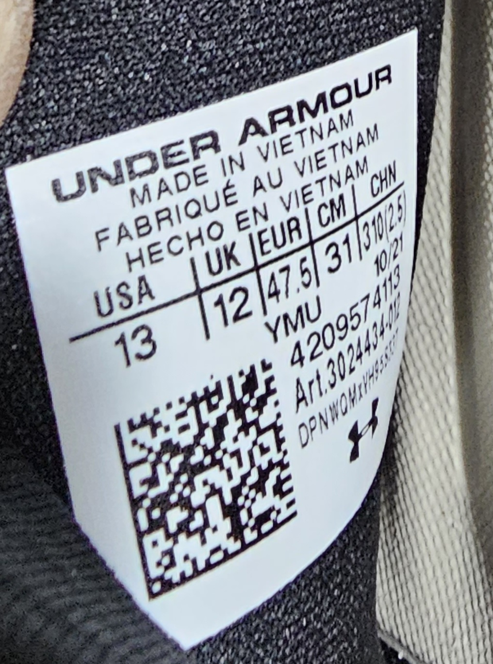 Mens Under Armour Slides Size 13 image indicator(3)