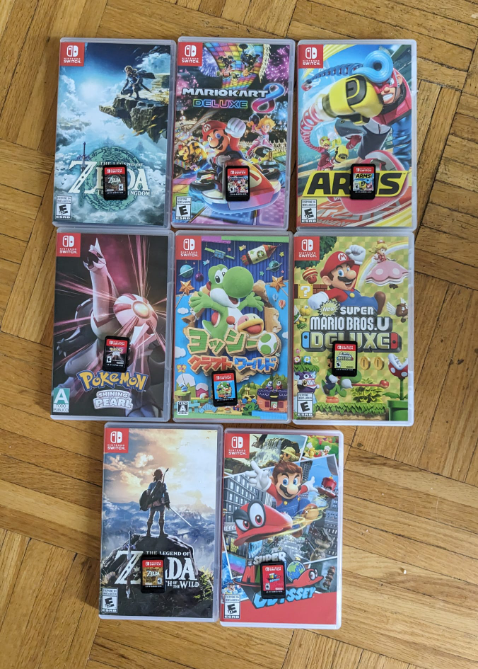 Nintendo Switch games(read description)