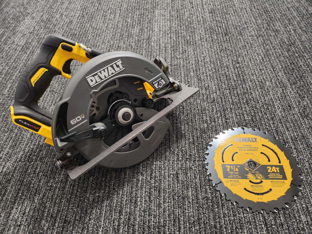 DEWALT FLEXVOLT 60V MAX BRUSHLESS, 7-¼" CORDLESS CIRCULAR SAW