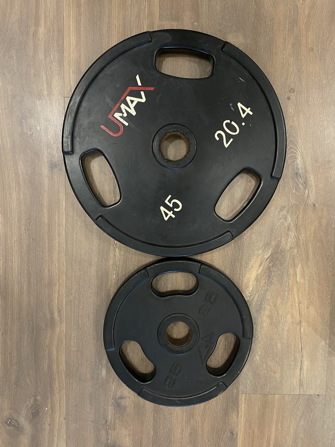 Barbell Weight Plates for Gym (45, 25, 10, 5, 2.5 lbs) thumbnail