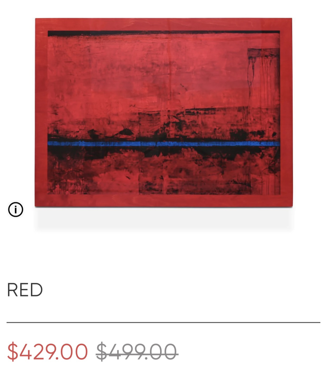Canvas Painting with Built -In Wooden Frame - photo 3