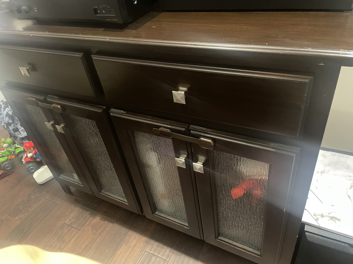 Storage Cabinet Kitchen Cupboard Buffet Server - photo 2