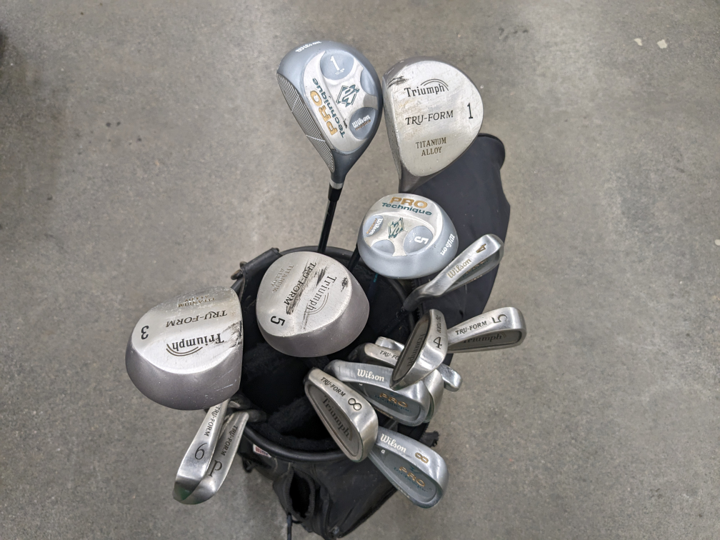 Golf Club Set with Bag (left handed) 🤗🏌️⛳ - photo 3