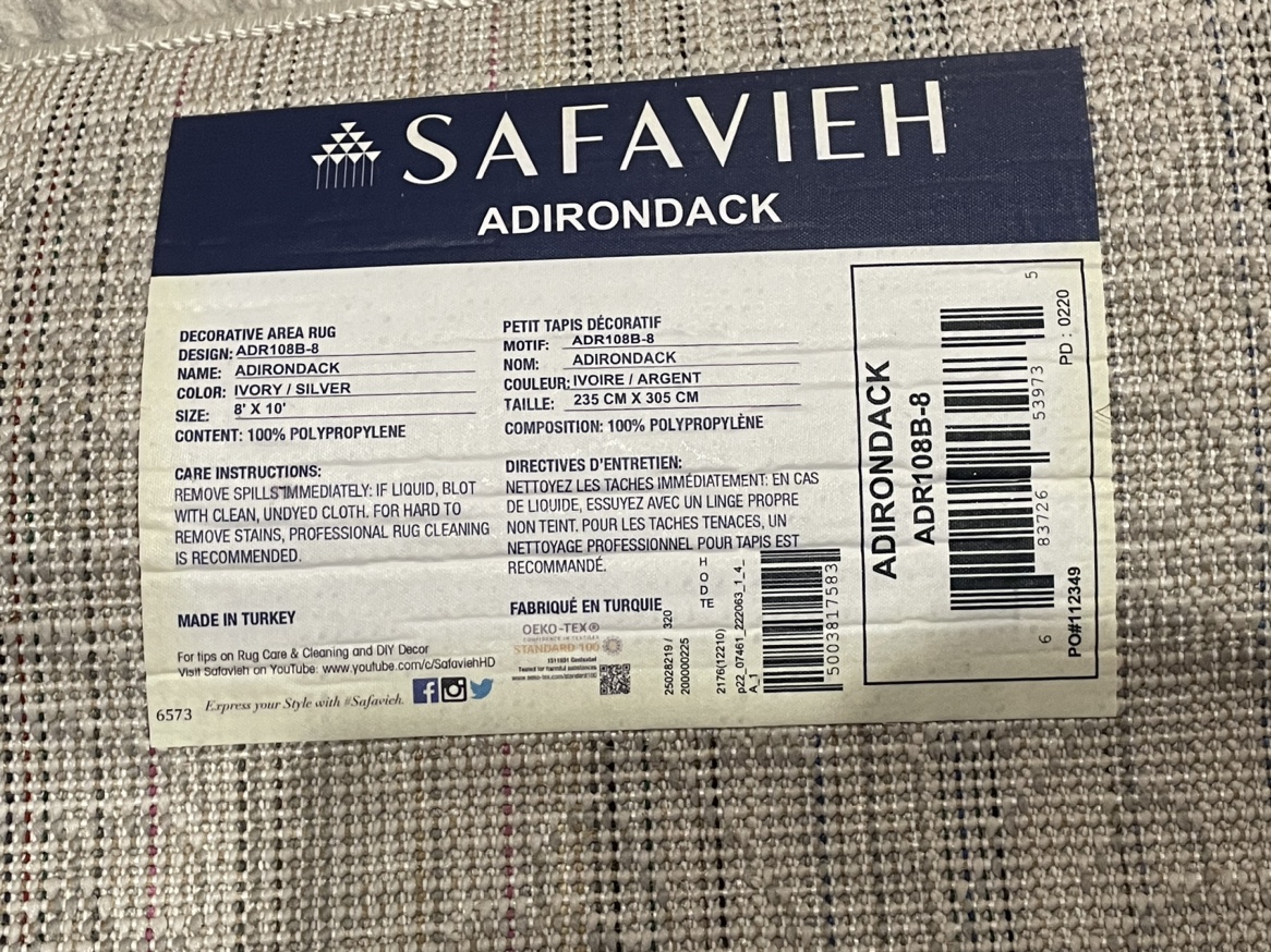 Safavieh Rug 8’x10’ - photo 5