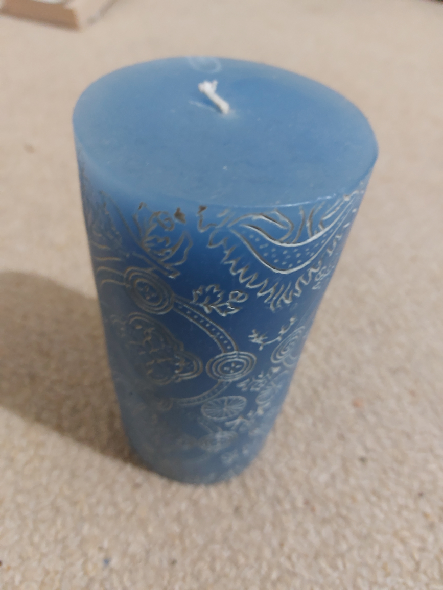 Unused blue candle - photo 3
