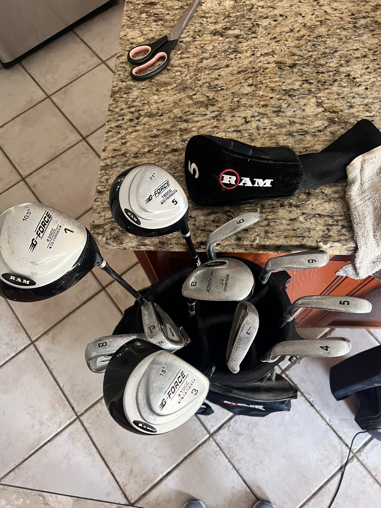 Ram golf clubs with bag - photo 2