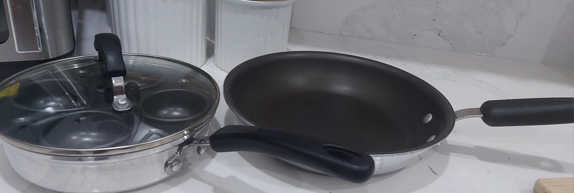 KITCHEN AID-Pan and egg pocher 4 cups