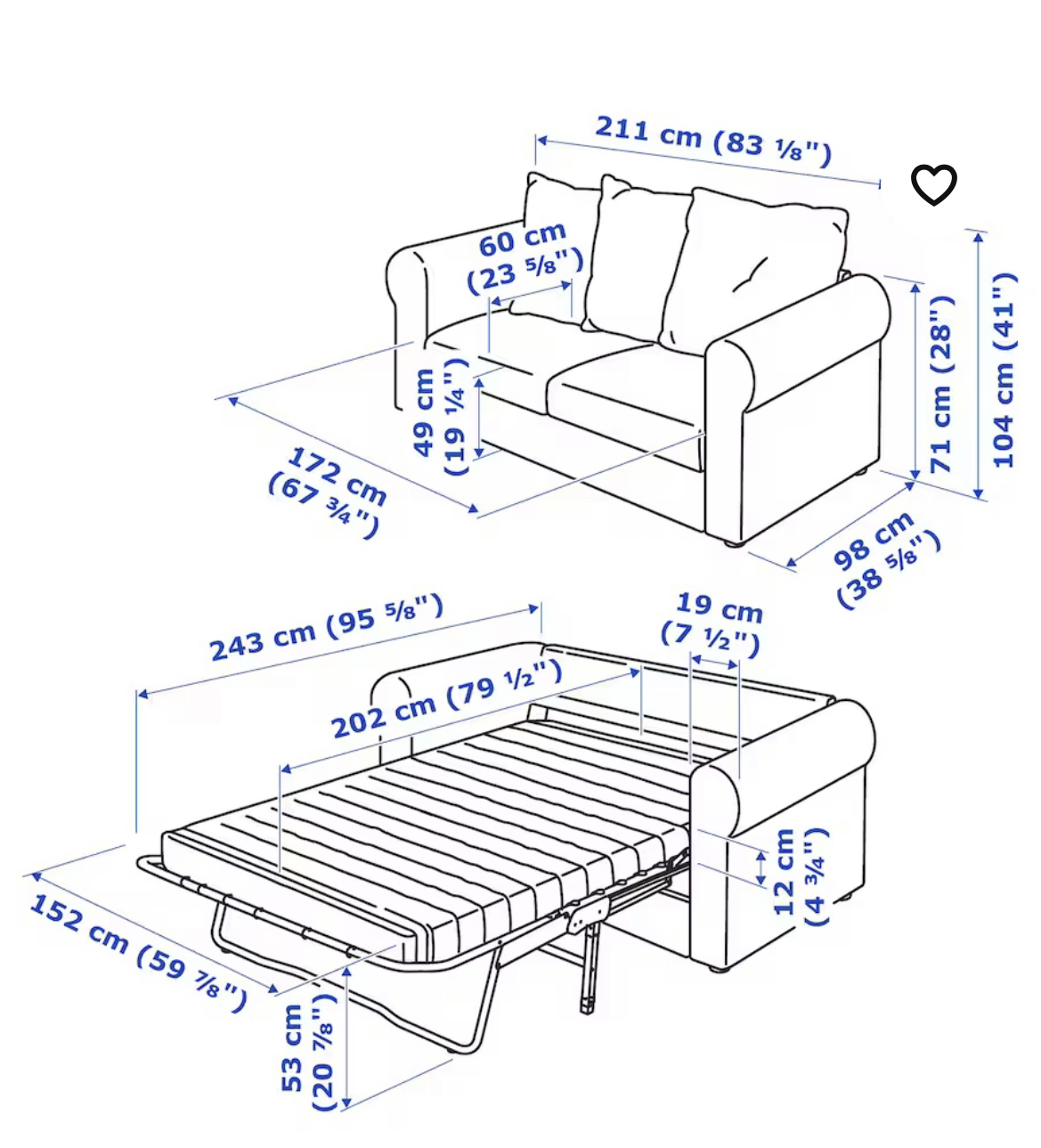 IKEA SOFA BED - photo 4