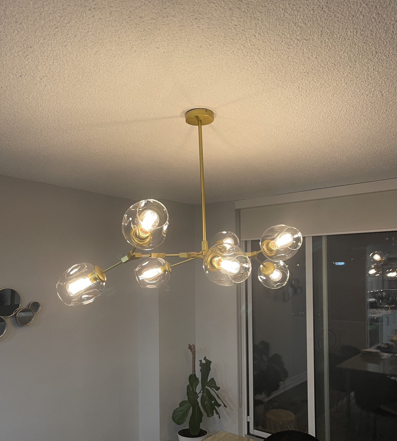 Modern Glass Chandelier Ball Lighting Lustre - photo 3