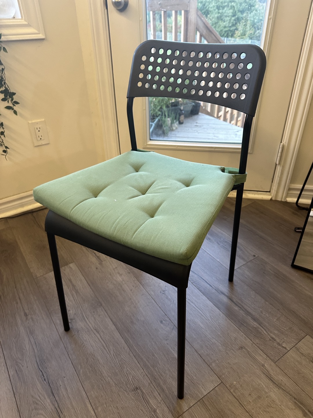 2 Ikea chair with cushion - good condition