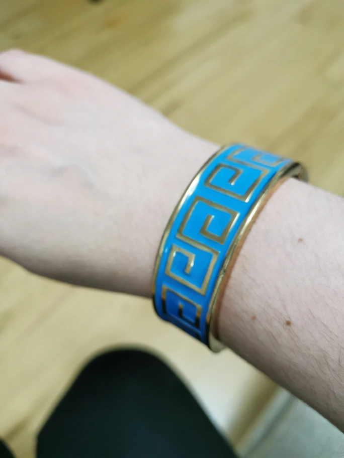 Cuff Bracelet - Blue & Gold image indicator(3)