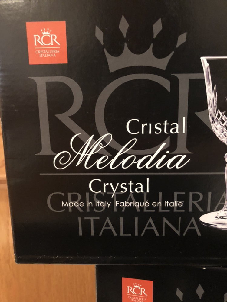 Vintage - Crystal Wine Glasses (2 boxes of 4) image indicator(4)