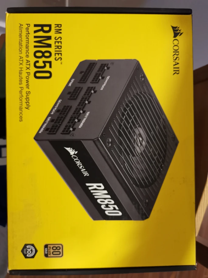 Corsair RM850 80+ Gold certified power supply thumbnail