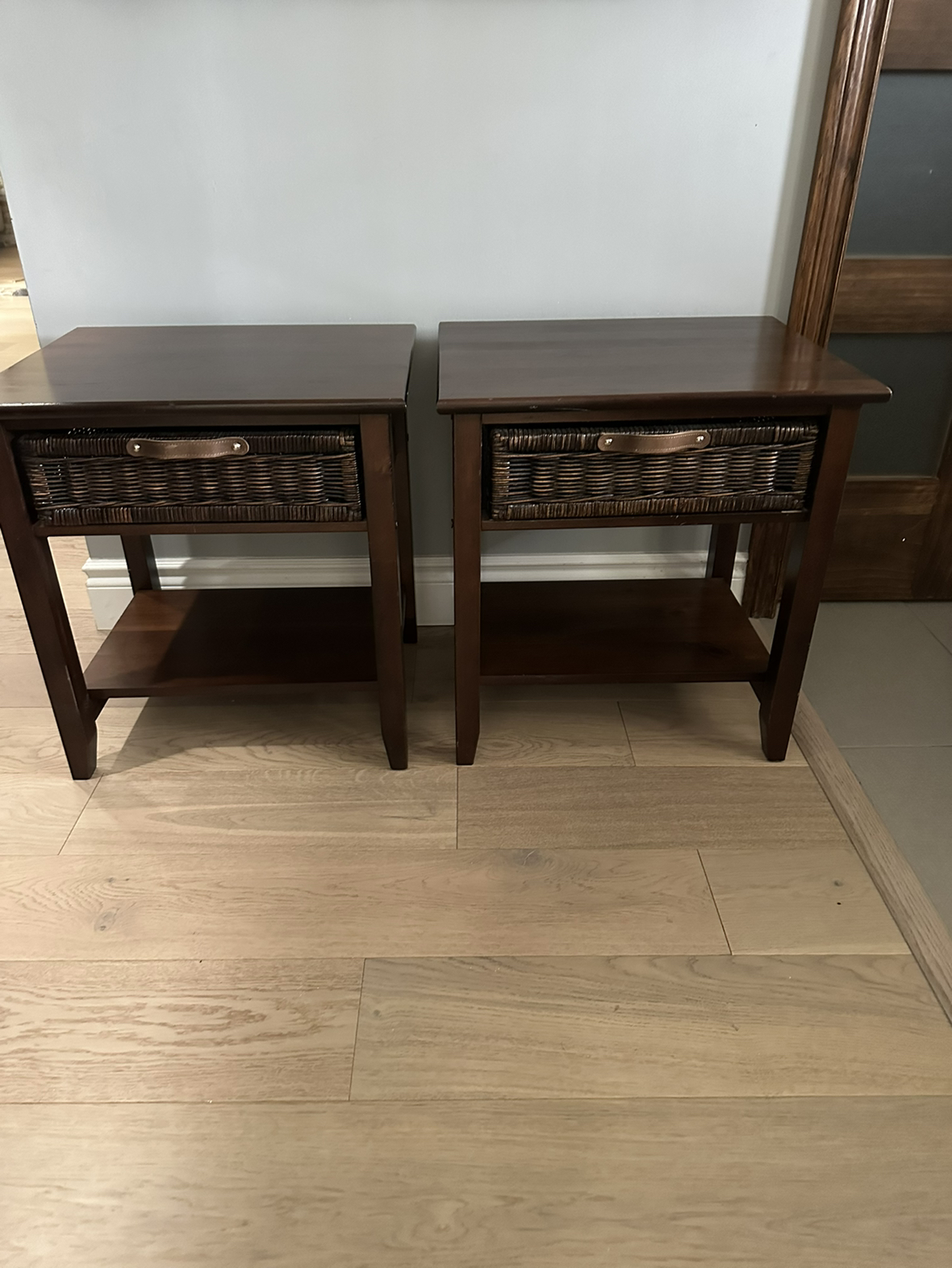 Two side tables