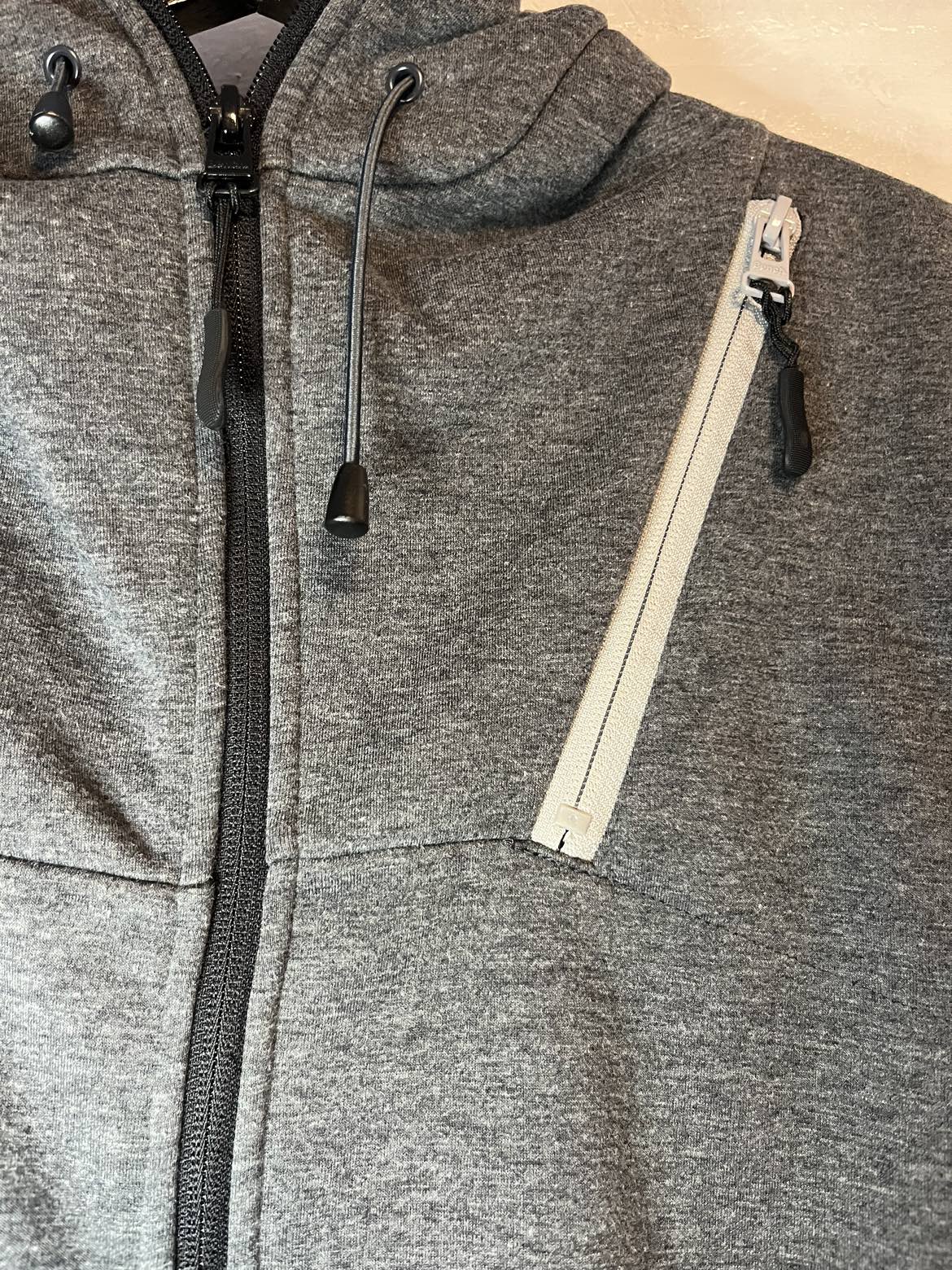 Men's Medium Bench Jacket with Hood - Grey image indicator(3)