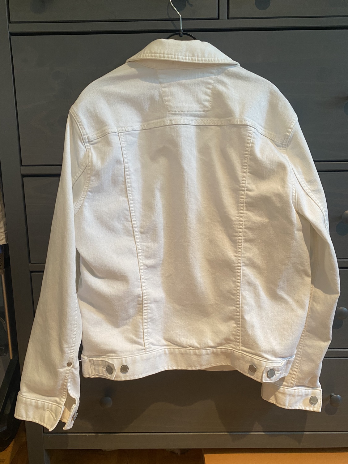 Men’s White Denim Jacket image indicator(2)