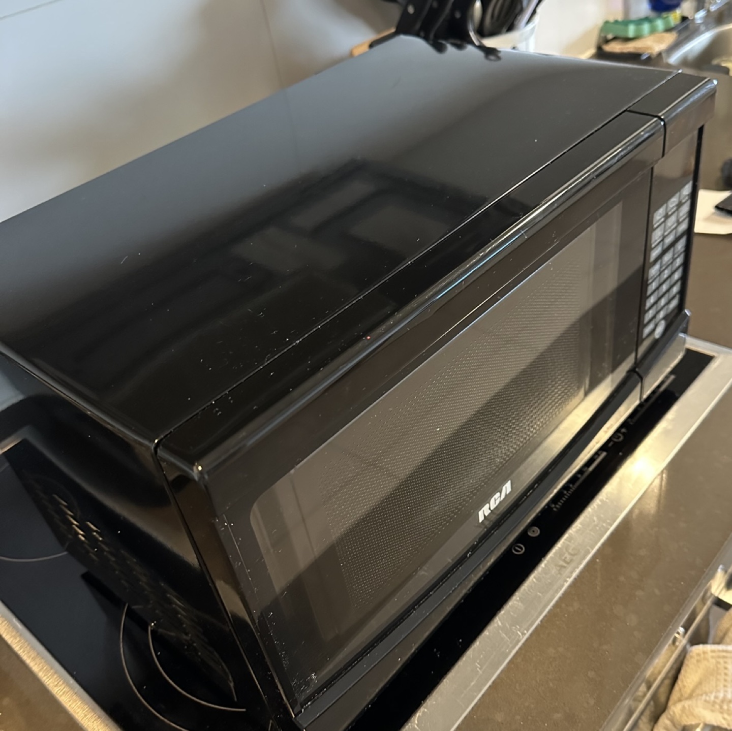 Black microwave - photo 2