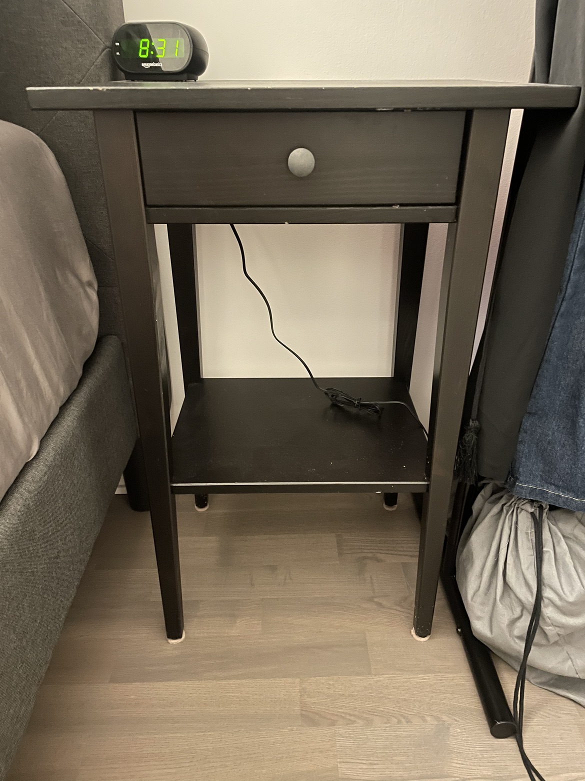 IKEA HEMNES Nightstand (black)