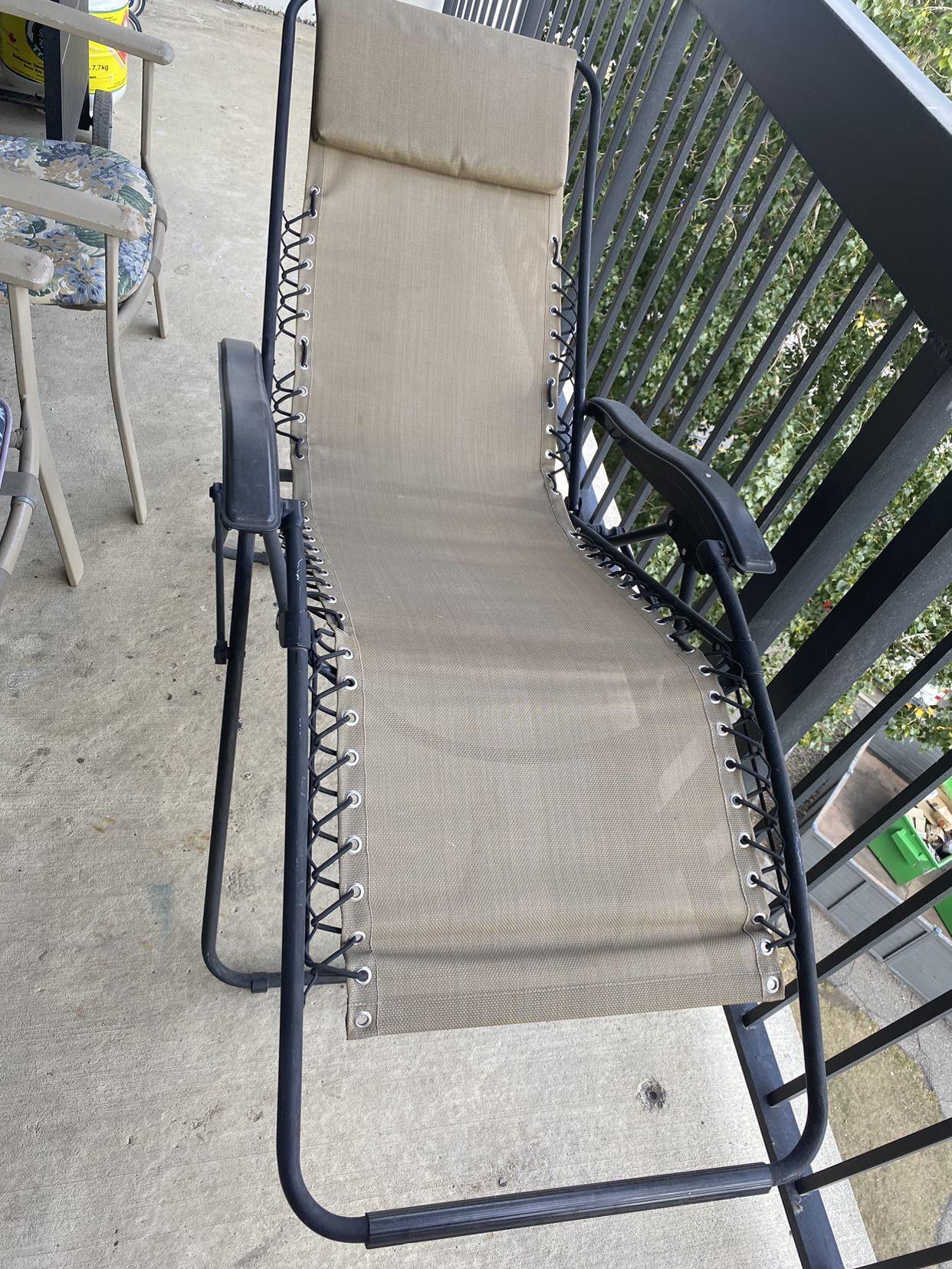 Outdoor folding lawn chair - photo 5