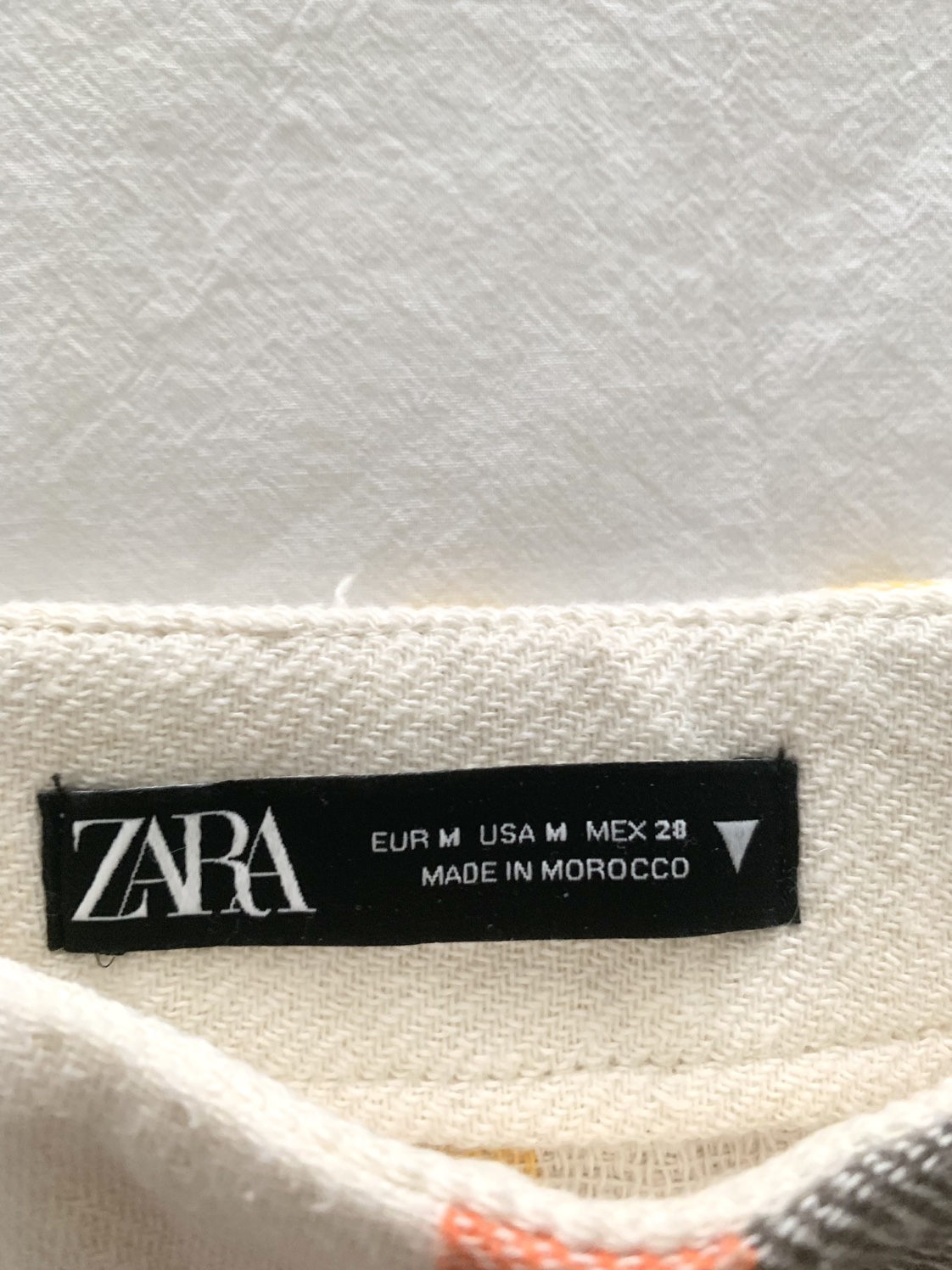 Zara cotton maxi skirt thumbnail